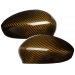 FIAT 500 Mirror Covers in Carbon Fiber - Gold